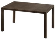 Plastový stôl Infinitty hnedý