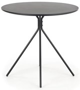 AKCIA Čierny jedálenský stôl PHANTOM 80x80 II. akosť