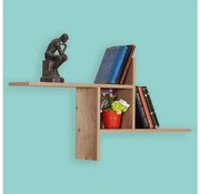 Nástenná polica 50x100 cm hnedá