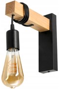 BERGE LED nástenné svietidlo 1x E27 Loft