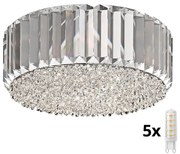 Brilagi - LED krištáľové stropné svietidlo GLAMOUR 5xG9/42W/230V