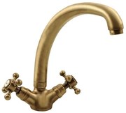 Sapho Sapho, ANTEA stojánkova drezová batéria s vysokou hubicou, výška 265mm, bronz, 3116