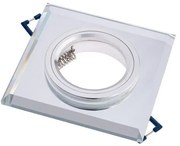 Podhľadové svietidlo Ariel štvorcové transparentné