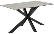 Jedálenský stôl Heaven 135 cm sivá/čierna