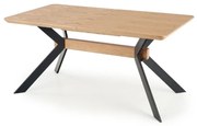 Jedálenský stôl Bacardi, dub / čierna