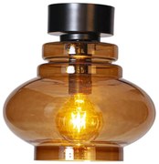 ByRydens 4202200-5512-Stropné svietidlo DOLORES 1xE27/5W/230V pr.30cm hnedá/dymová