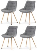 Sada jedálenských stoličiek CT-394 GREY2, 4 ks