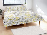 Polášek Krepové obliečky Lístky - 140 x 200 cm / 70 x 90 cm