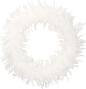 Biely veniec z peria Timor Variant: 20cm