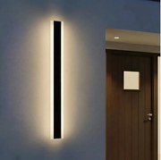 LED Vonkajšie nástenné svietidlo MIRANA S LED/25W/230V 4000K IP44 120 cm čierne