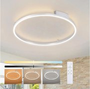 Brilagi - LED stmievateľné svietidlo PORTOFINO LED/60W/230V pr. 80 cm strieborné +DO