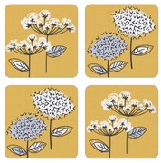 Sada 4 podložiek pod poháre Cooksmart ® Retro