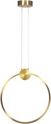 Toolight Toolight, LED stropné svietidlo 40cm 17W 4000K APP1397-CP, zlatá matná, OSW-00955