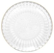 Tanier BARREL dezertný, ozdobný so zlatým okrajom SS23 848761
