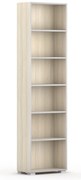 Knižnica SILVER LINE, 1 stĺpec, 2230 x 600 x 400 mm, dub prírodný