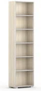 Knižnica SILVER LINE, 1 stĺpec, 2230 x 600 x 400 mm, dub prírodný