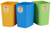 Súprava 3 odpadkových košov na triedený odpad Curver ECO, 25 l