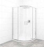 Sprchový kút štvrťkruh 100x100 cm SAT TEX SATBKTEXS100CRT