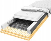 Pružinový matrac 170x200 latex visco odolný H2 priedušný bonelová pena