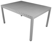 YASU Svetlošedý – MODERNÝ OBDĹŽNIKOVÝ ZÁHRADNÝ STÔL (do kuchyne, kaviarne, záhrady)