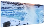 Obraz - Chladné vodopády (120x50 cm)
