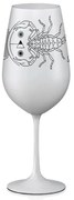 Crystalex pohár Zverokruhy Škorpión biela 550 ml