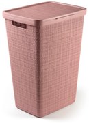 Curver Kôš na bielizeň JUTE ružový 58L