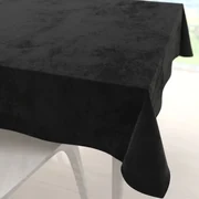 Biante Zamatový štvorcový obrus Velvet Prémium SVP-023 Čierny 40x40 cm