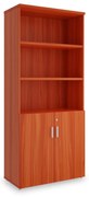 Vysoká skriňa SimpleOffice 80 x 40 x 180 cm, čerešňa