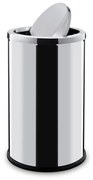 Nerezový odpadkový kôš 18 L, s výkyvným vekom, nerez lesklý