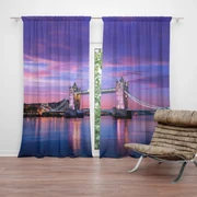 Sablio Záves Londýn Tower Bridge: 2ks 140x250cm