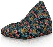 Sedací vak Bermudy farebné listy