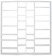 Biela knižnica 214x224 cm Valsa – TemaHome