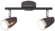 Rabalux KAREN 6513 LED stropné bodové svietidlo 2x4W | 560lm | 3000K | IP20 - čierna