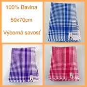 Kuchynské bavlnené utierky mix farieb 50x70cm 10ks TiaHome