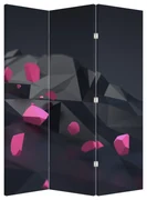 Paraván - 3D abstrakcie (126x170 cm)