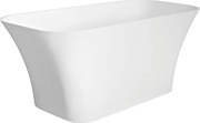 Besco Voľne stojaca vaňa z liateho mramoru Assos Matt 160x70 BESCO-Typ výpuste: Click-Clack štandard, chróm, BESCO-Rozmery: 160x70, BESCO-Farba: Biela