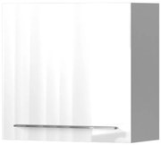 Závesná skrinka Piano VK60-1K/PN-70/KA/70 lakované crystal white