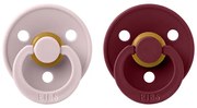 BIBS Colour cumlíky, kaučuk 2ks - veľkosť 1 - Pink plum Elderberry