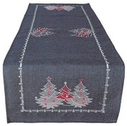 Obrus Vianočné stromčeky 40x85 cm