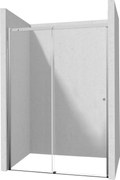 Deante Kerria Plus, posuvné sprchové dvere do otvoru 180x200 cm, 6mm číre sklo, chrómový profil, DEA-KTSP018P