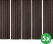 Drevený akustický panel, 2400 x 600 mm, B2BP011, balenie 5 ks, eukalyptus