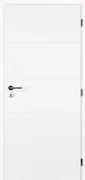 Doornite Quatro Interiérové dvere 60 P, 646 × 1983 mm, lakované, pravé, biele, plné