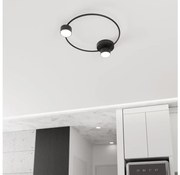 Stropné svietidlo LUCIO 2xGX53/12W/230V čierna