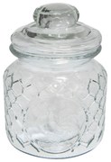 Sklenená dóza s víkom Jenny - Ø 10*14 cm