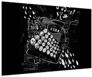 Obraz - Kresba v Banksyho štýle (90x60 cm)