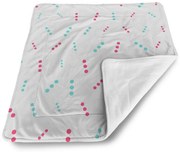 Sablio Deka pre bábätko Bodkované čiarky - 80x100 cm