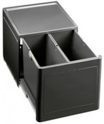 Odpadkový kôš, sorter zabudovateľný Blanco 28 l sivá mat 517468