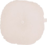 Okrúhly vankúš s gombíkom púdrovo ružová 40 cm