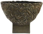 Bronzová antik kovová váza Palesa antique bronze XL - 45*14*34 cm